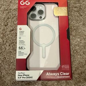 Zagg Clear iPhone 6.9" Pro Case - White and Gray